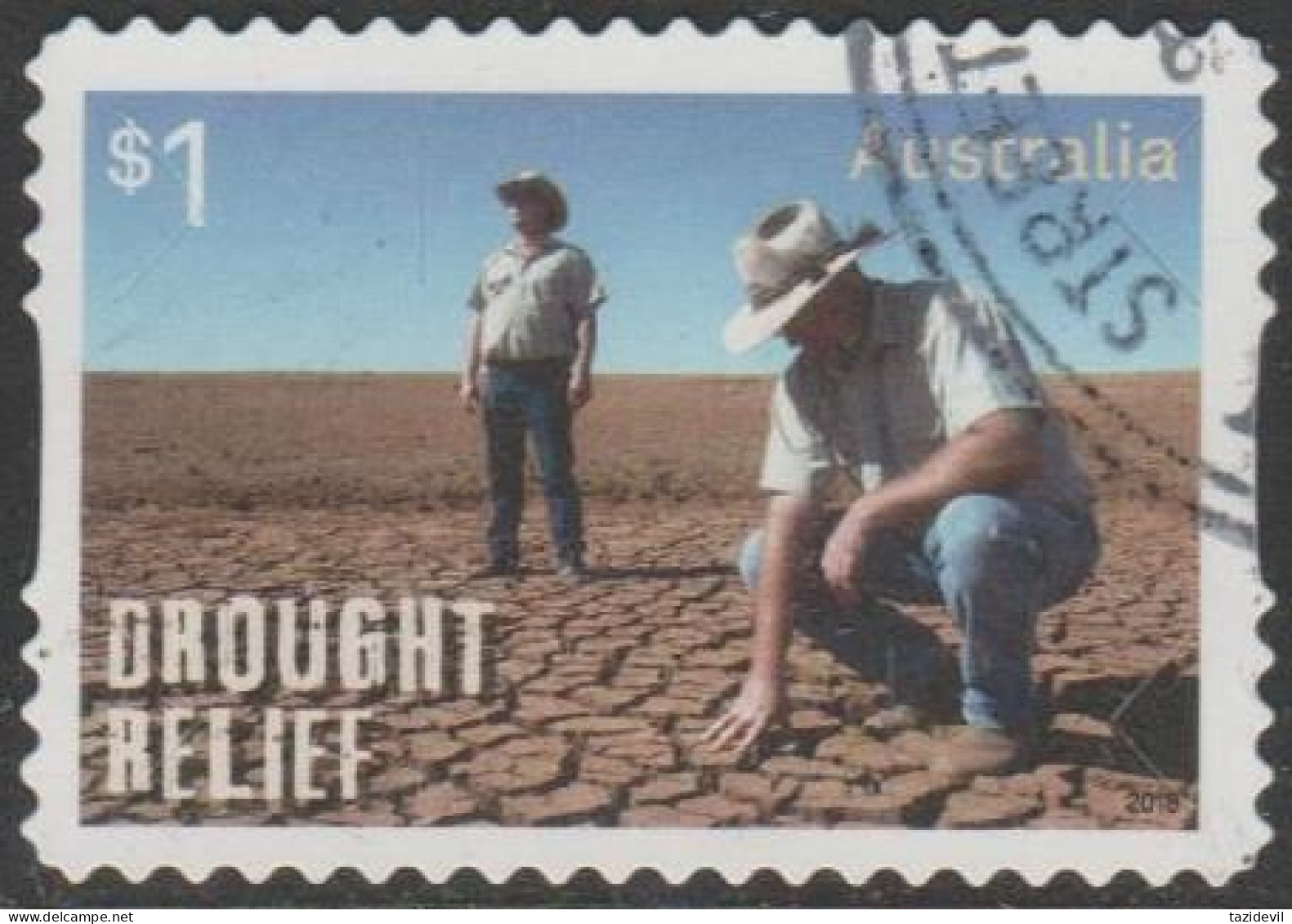 AUSTRALIA - DIE-CUT - USED - 2018 $1.00 Flood Relief - A Donation Was Made For Every Five Stamps Sold - Gebraucht
