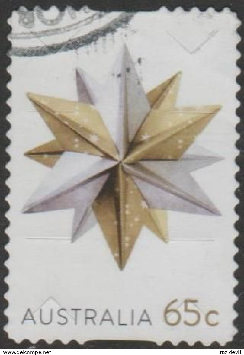 AUSTRALIA - DIE-CUT - USED - 2019 65c Secular Christmas - Star - Gebraucht