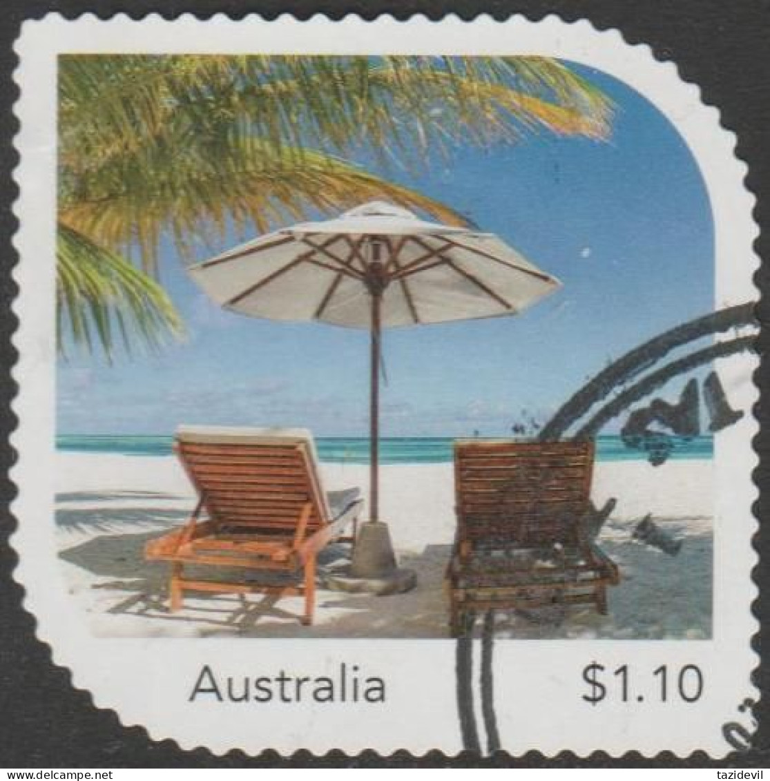 AUSTRALIA - DIE-CUT - USED - 2020 $1.10 "MyStamps" - Holiday - Used Stamps