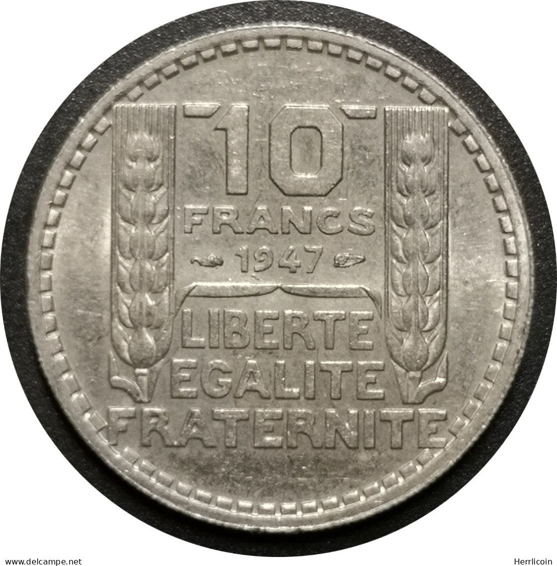 10 Francs Turin Grosse Tête  1947   - France / KM#908 - 10 Francs