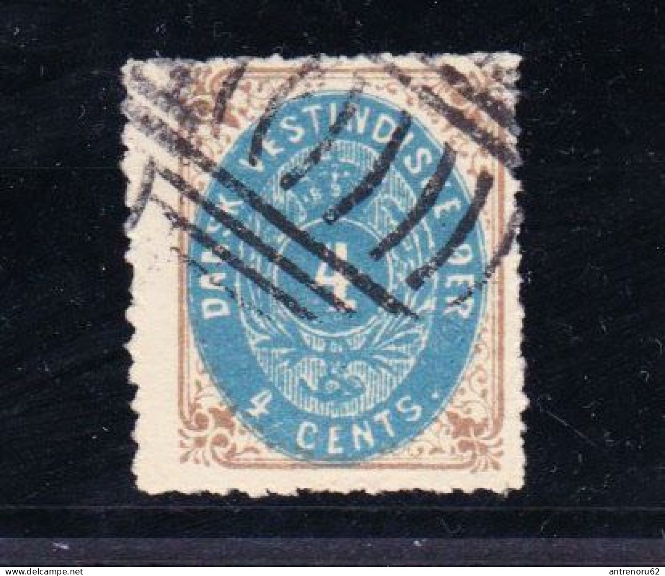 STAMPS-DENMARK-WEST-INDIES-1873-USED-SEE-SCAN - Danimarca (Antille)