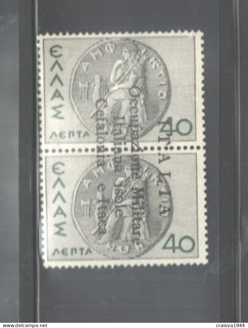 GREECE,1941 "ISSUE FOR CEPHALONIA & ITHACA" #N4 Certf.DROSSOS, "READ.DOWN" MNH - Iles Ioniques