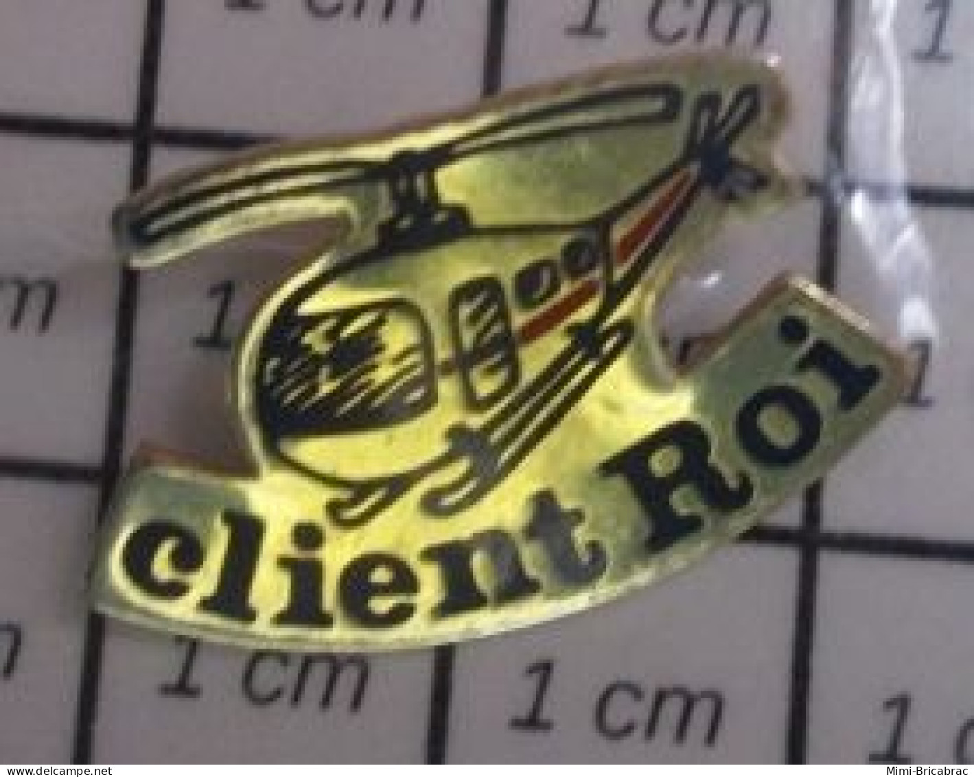 812D Pin's Pins / Beau Et Rare / AVIONS / CLIENT ROI HELICOPTERE - Avions