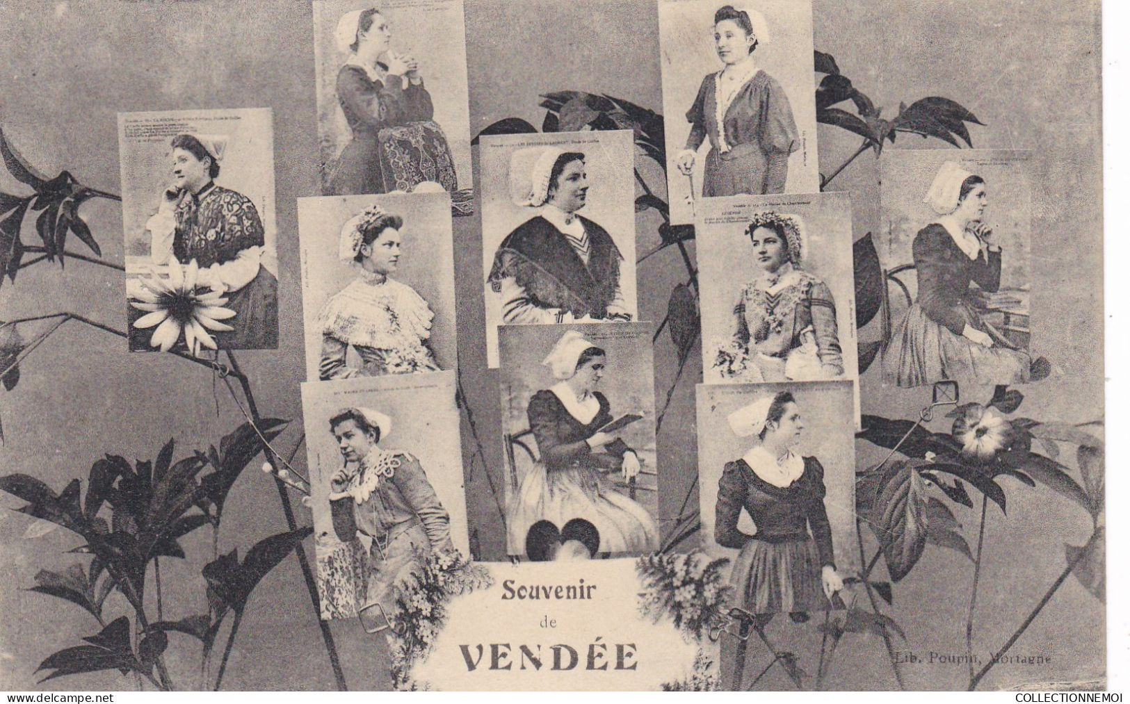 LOT DE CARTES DE VENDEE ,,,,,,, Voir Et Etudier ,,sur LA ROCHE-sur-YON  Et LES SABLES D'OLONNE - 5 - 99 Cartoline