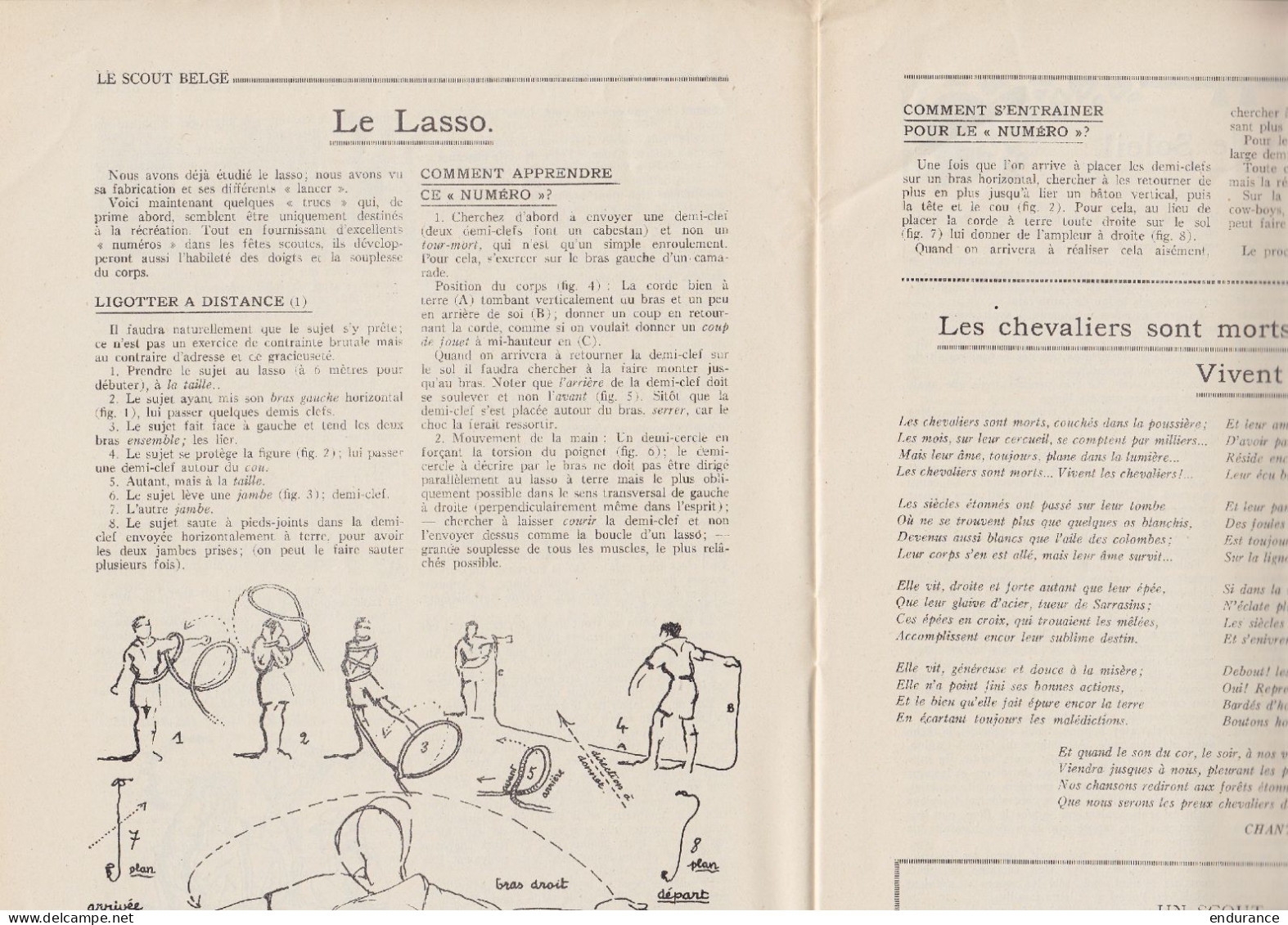 Scoutisme - Revue "LE SCOUT BELGE" Juin 1925 (sera Fusionné En 1927 Avec "Boy-scout" Pour Former Le "Boy-scout Belge", Q - Padvinderij