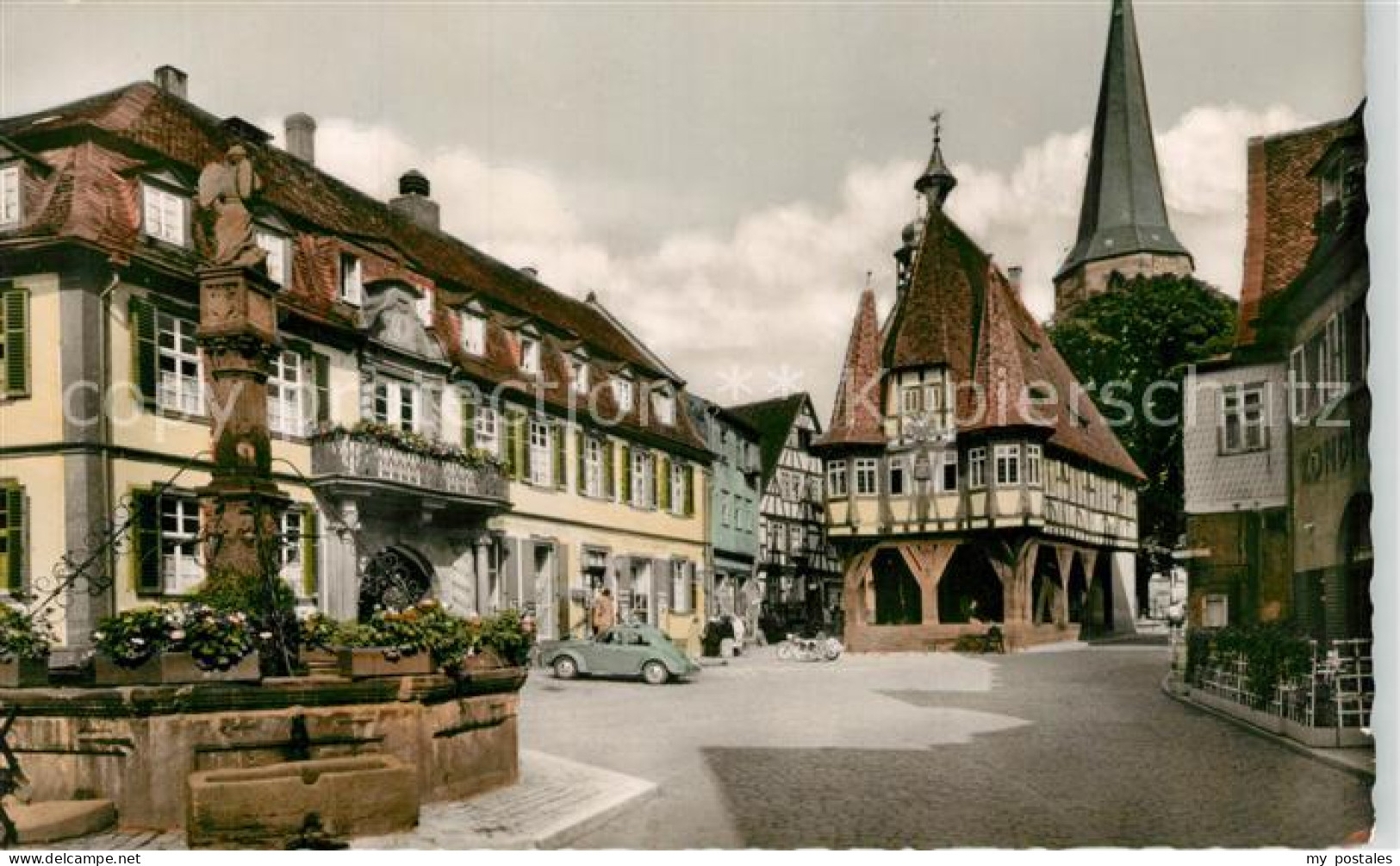 73240322 Michelstadt Marktplatz Rathaus Michelstadt - Michelstadt