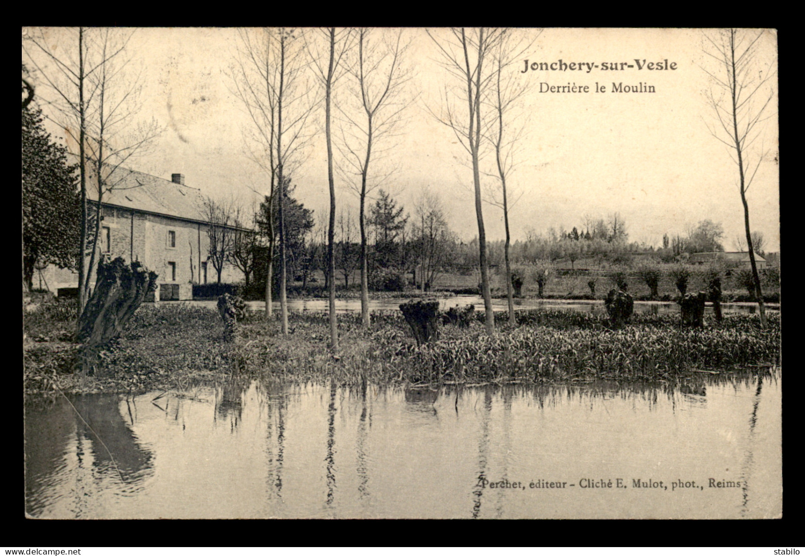 51 - JONCHERY-SUR-VESLE - DERRIERE LE MOULIN A EAU - Jonchery-sur-Vesle