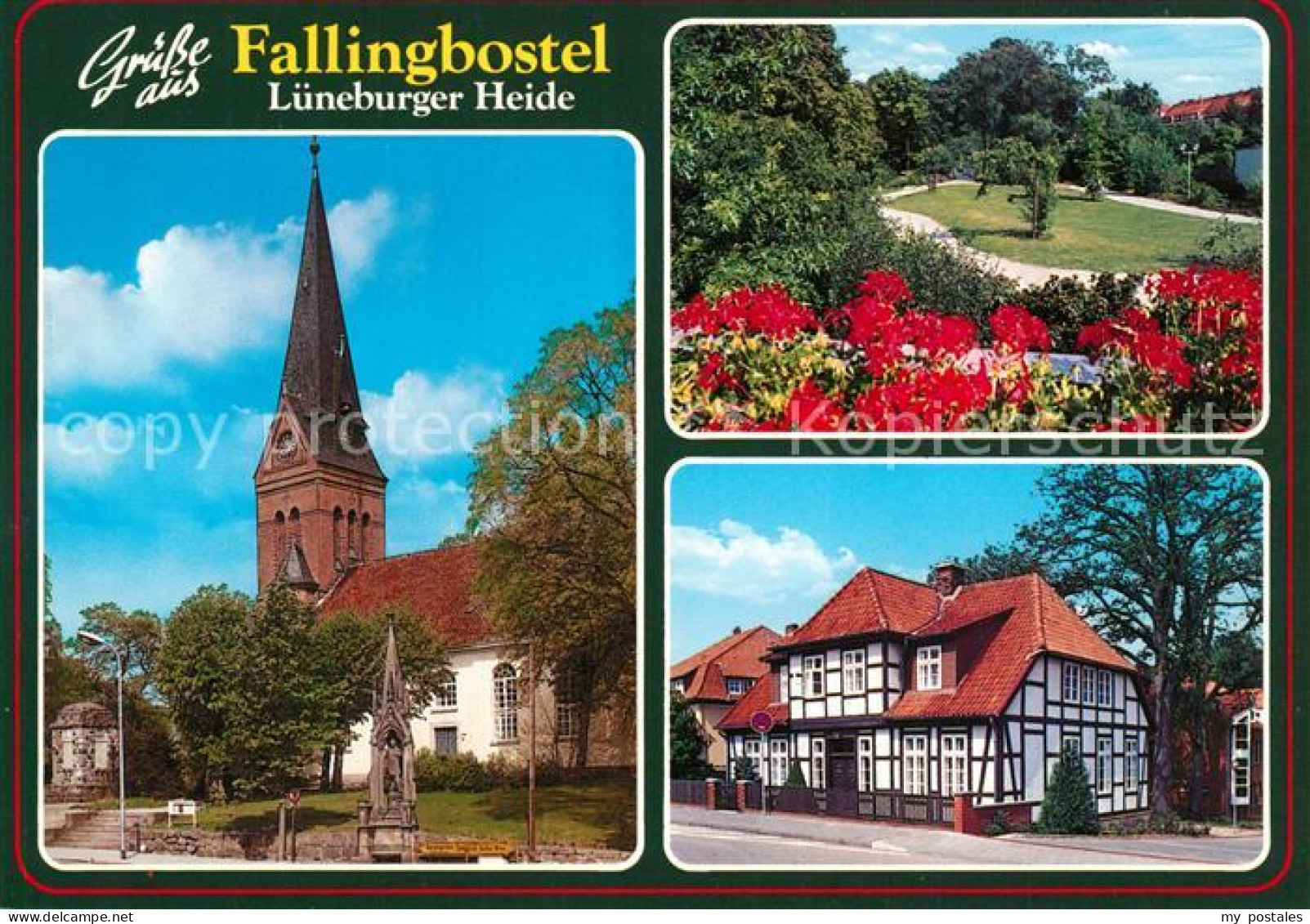 73240288 Fallingbostel Kirche Fachwerkhaeuser Park Fallingbostel - Fallingbostel