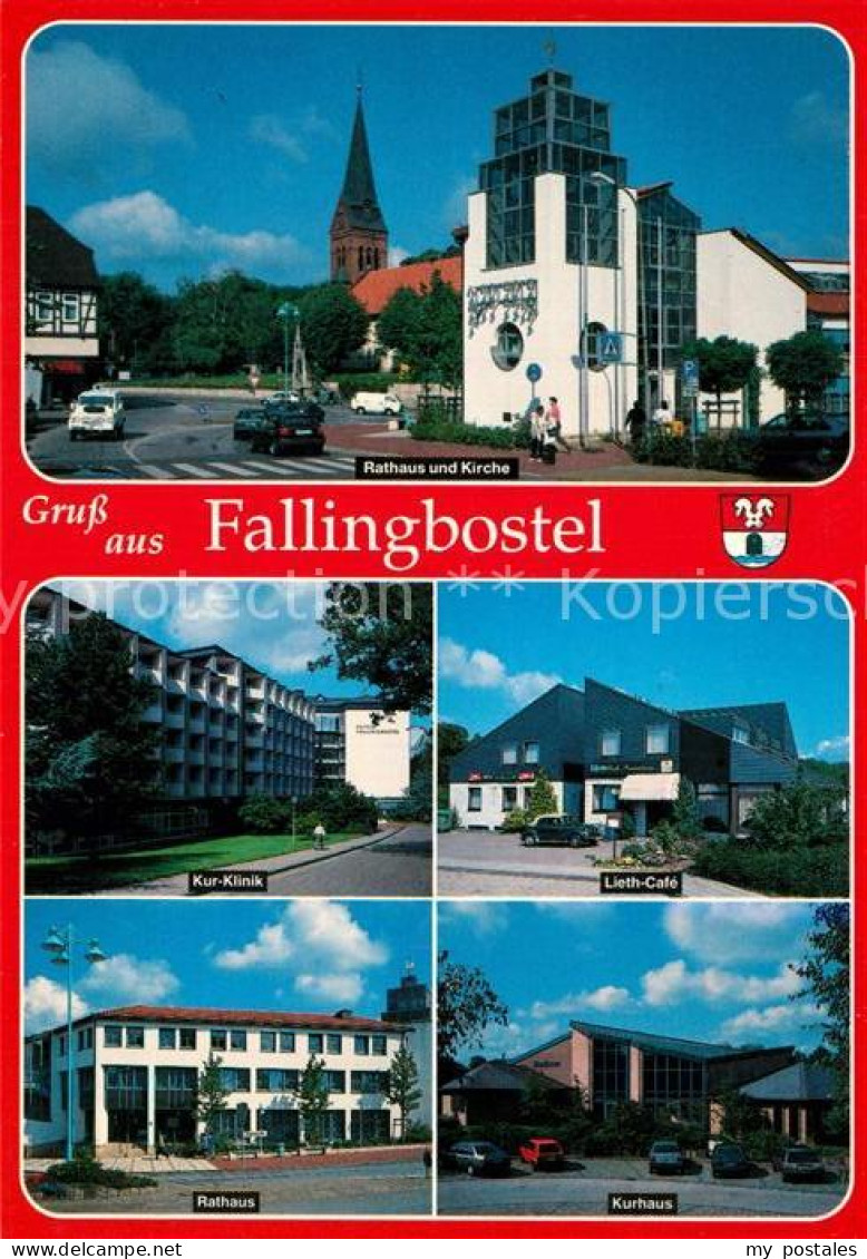 73240272 Fallingbostel Rathaus Kirche Kurklinik Lieth Cafe Kurhaus Fallingbostel - Fallingbostel