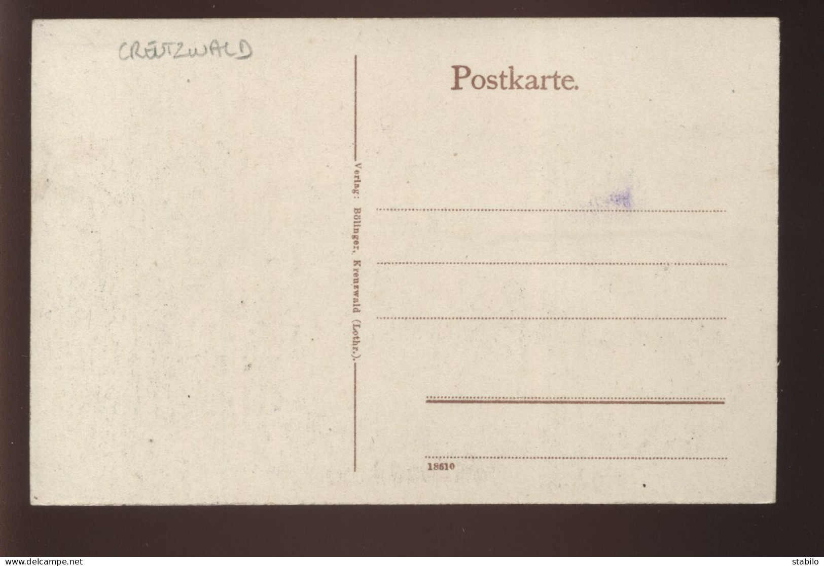 57 - CREUTZWALD - KREUZWALD - HUF-STRASSE - Creutzwald