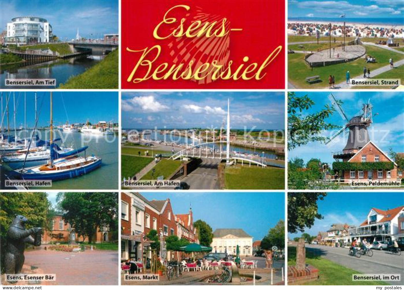 73240244 Bensersiel Am Tief Strand Hafen Paldemuehle Esenser Baer Markt  Bensers - Esens