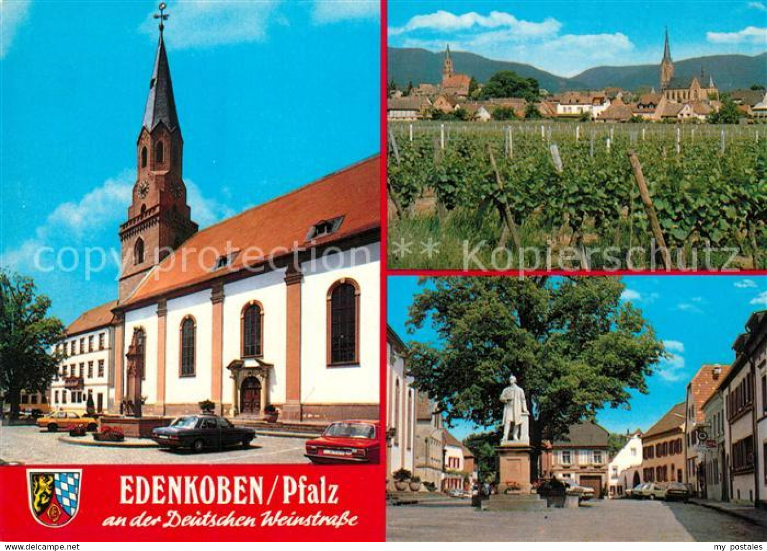 73239894 Edenkoben Kirche Denkmal Koenig Ludwig I  Edenkoben - Edenkoben