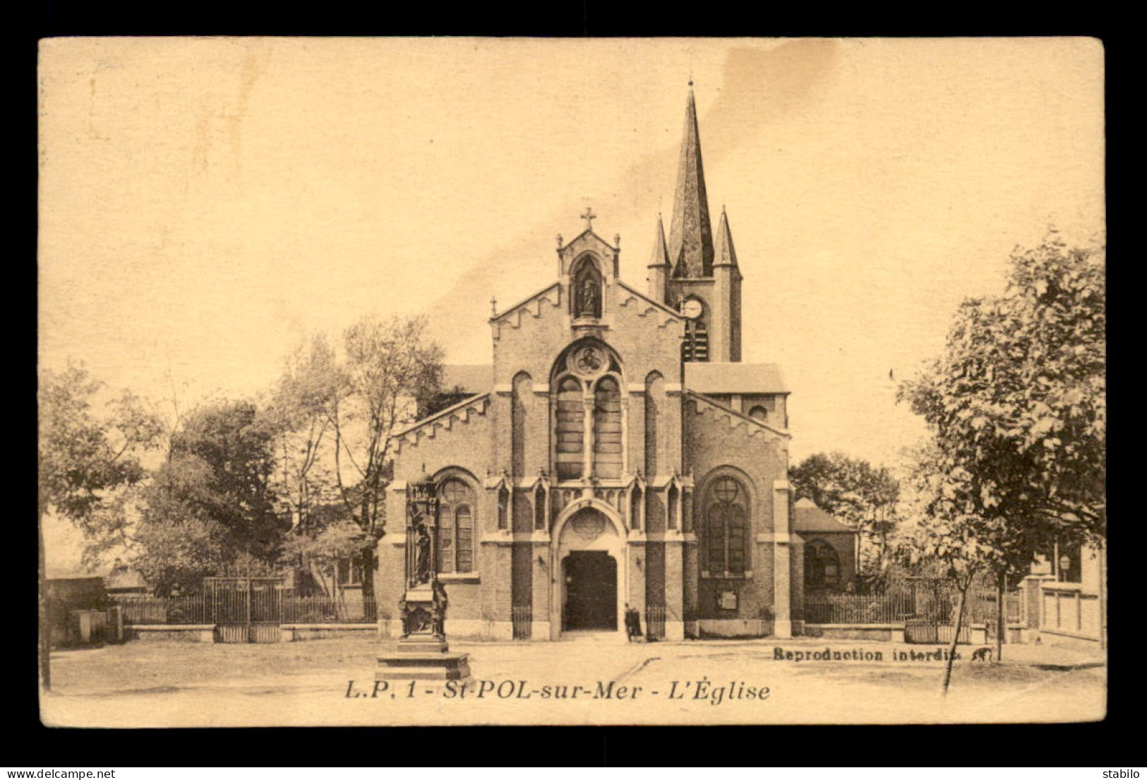 59 - ST-POL-SUR-MER - L'EGLISE - Saint Pol Sur Mer