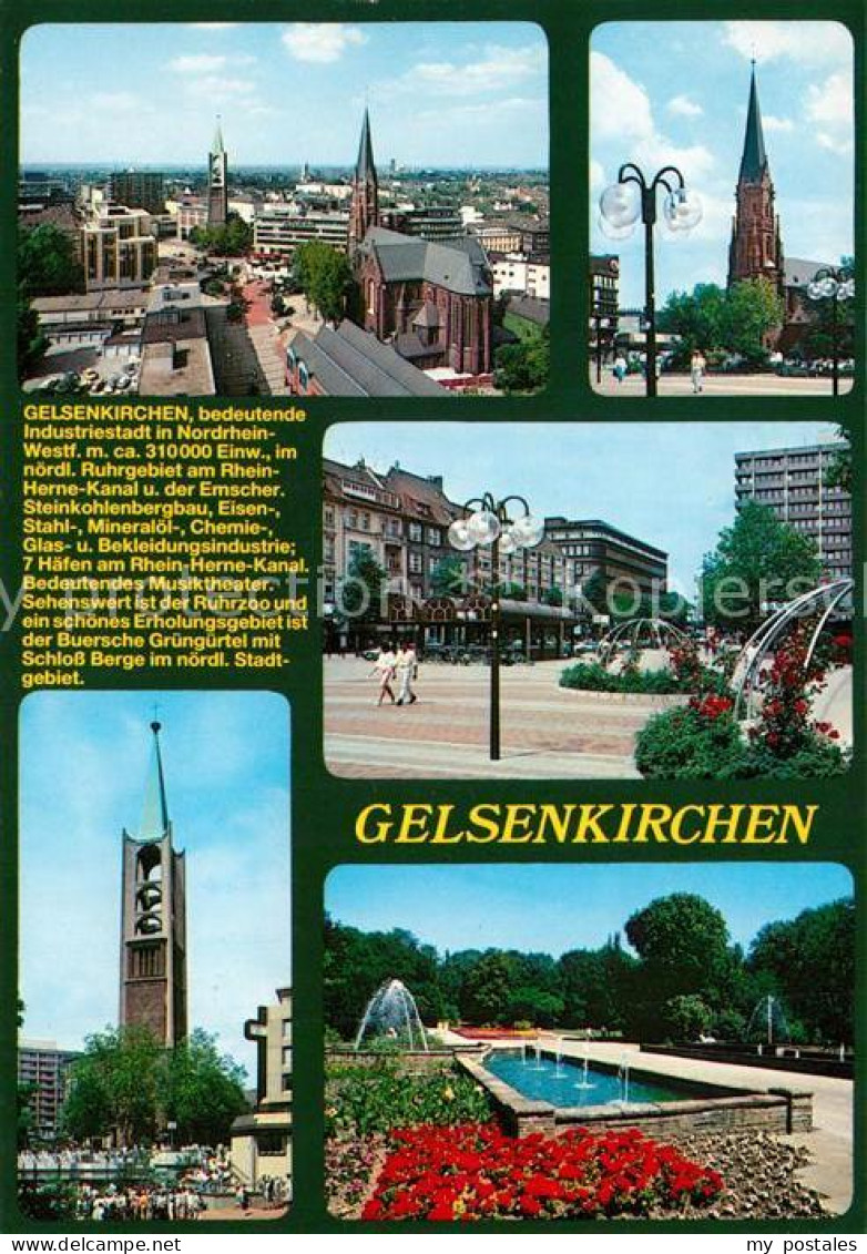73239845 Gelsenkirchen Marktplatz Stadtpark Stadtansicht Chronik Gelsenkirchen - Gelsenkirchen