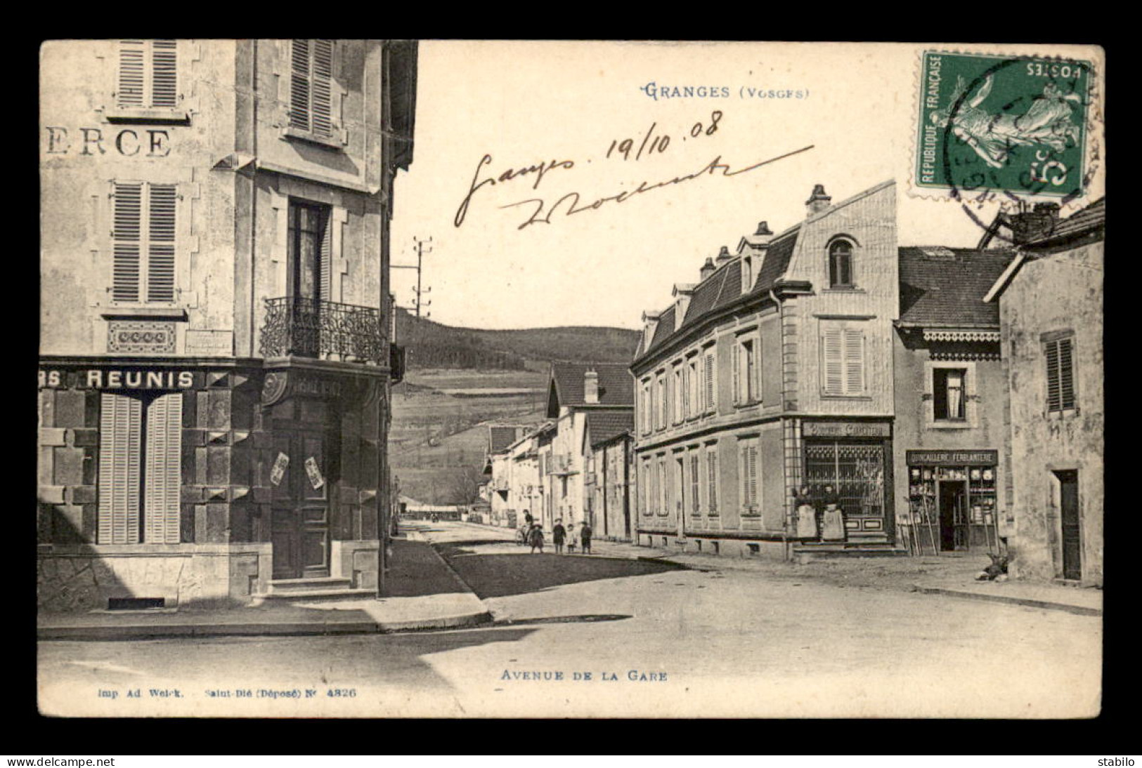 88 - GRANGES - AVENUE DE LA GARE - Granges Sur Vologne