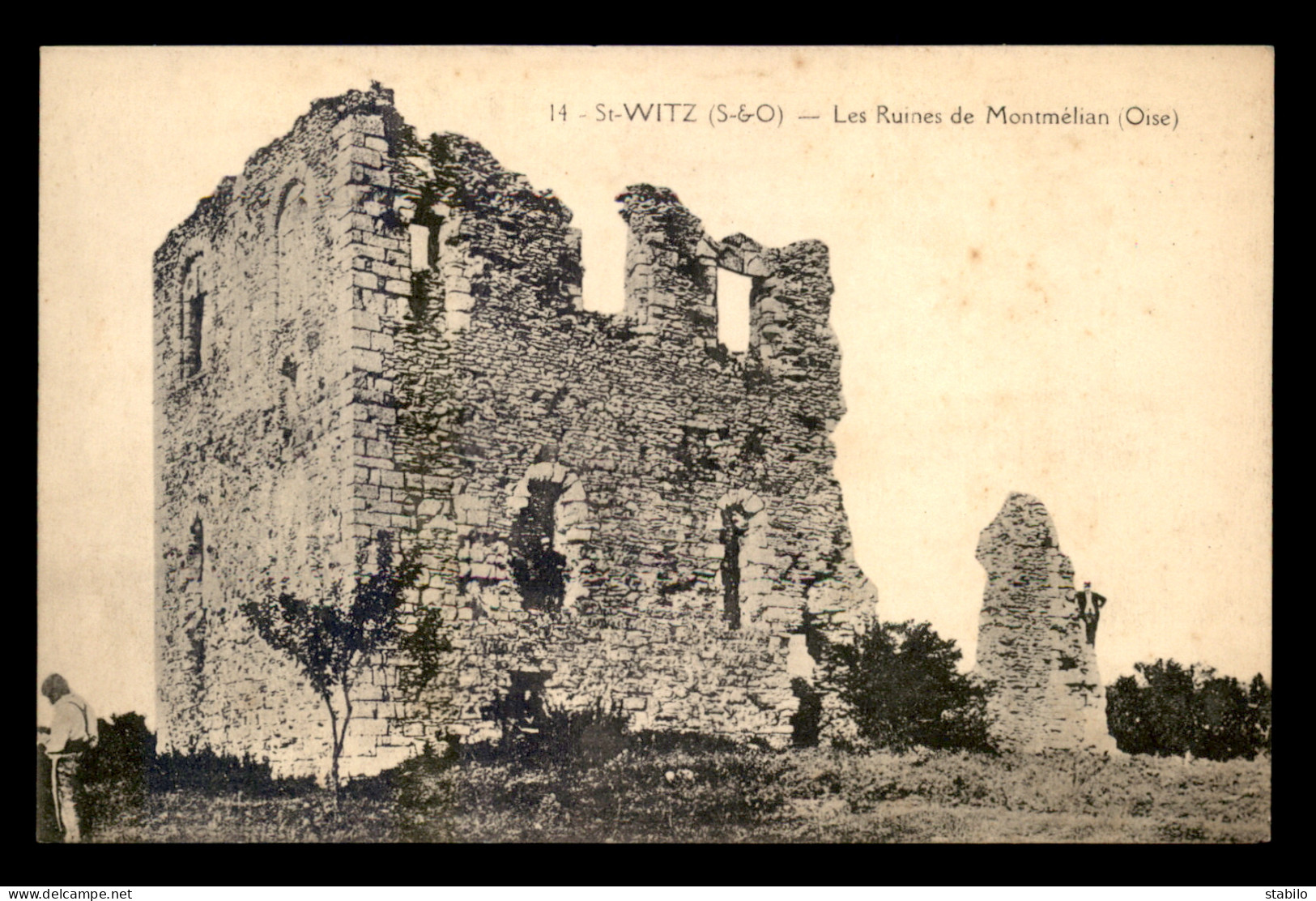 95 - SAINT-WITZ - LES RUINES DE MONTMELAIN - CHATEAU - Saint-Witz