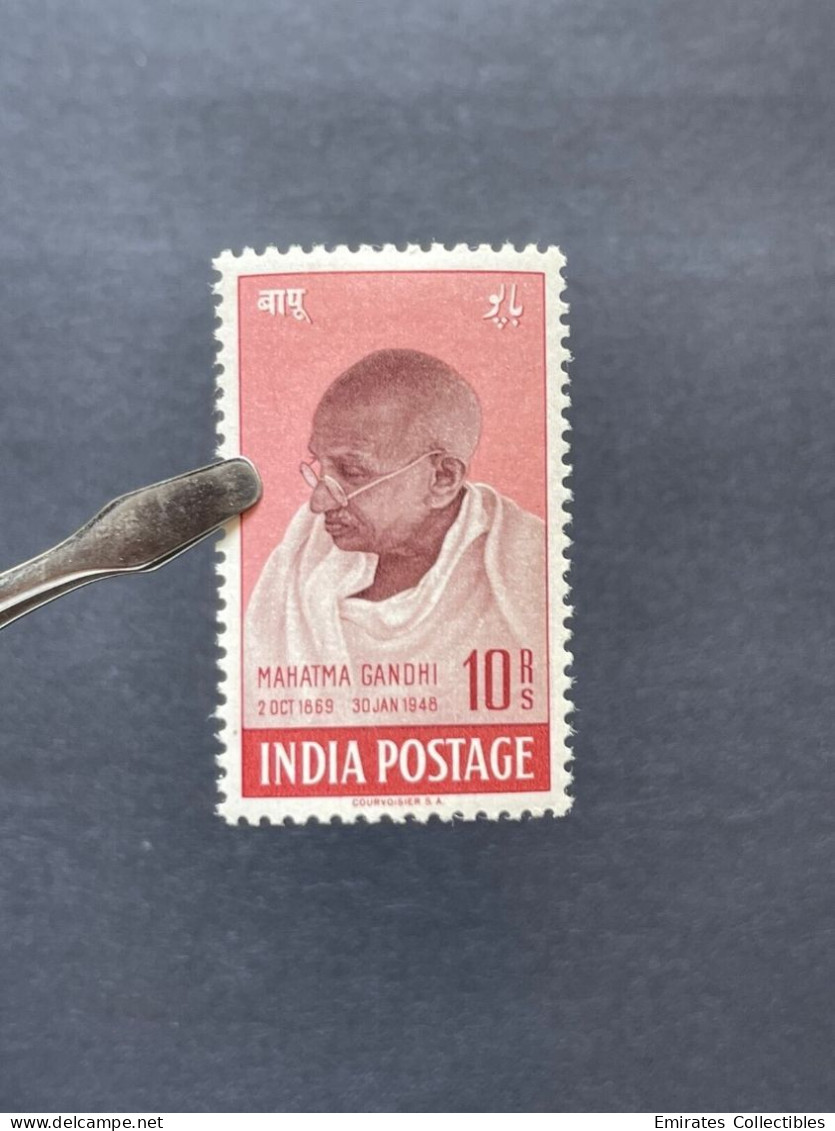 India 1948 Gandhi Sc#203-206 Mint Slightly Hinged - Mahatma Gandhi