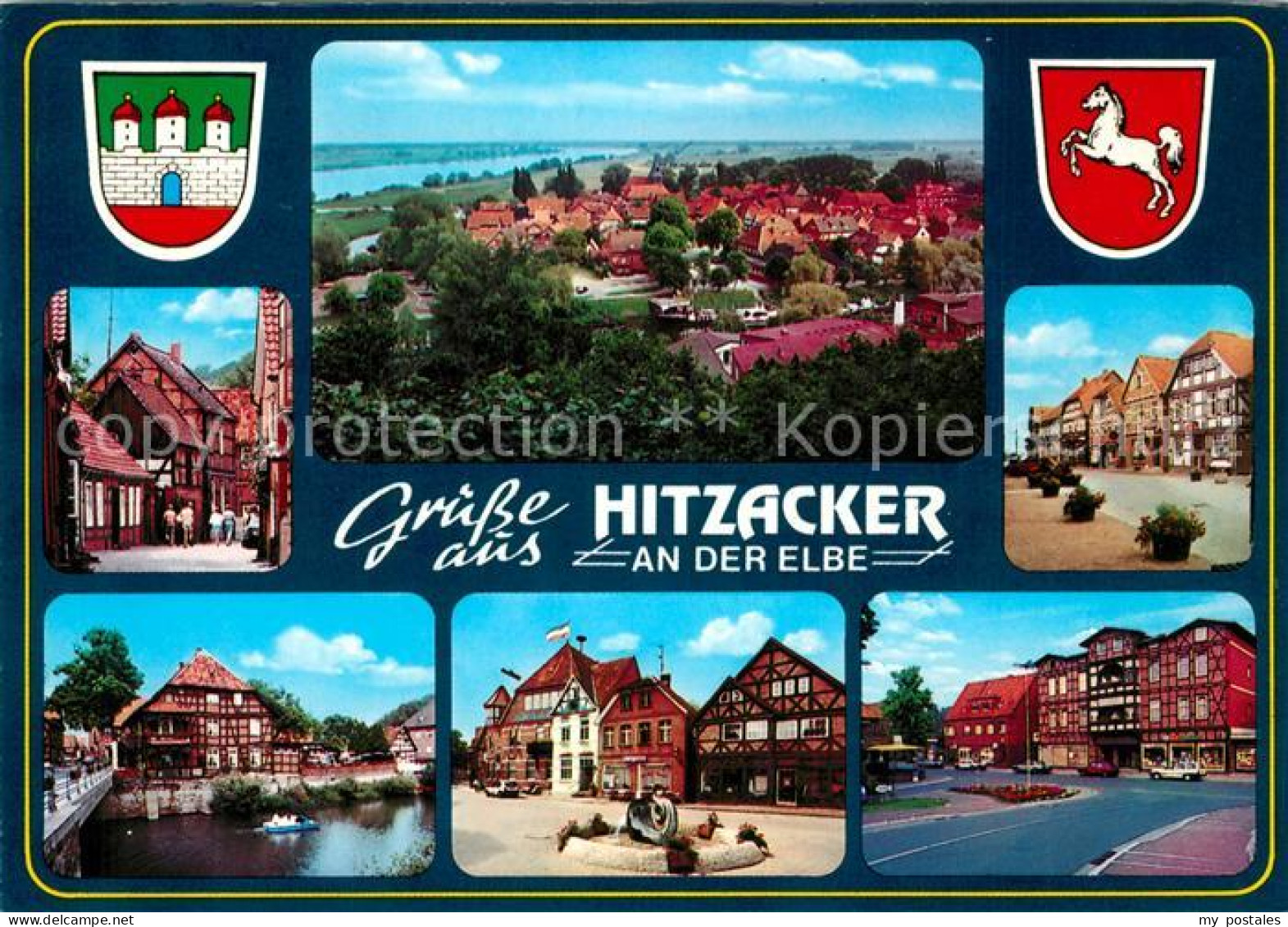 73238539 Hitzacker Elbe Panorama Stadtansichten  Hitzacker Elbe - Hitzacker