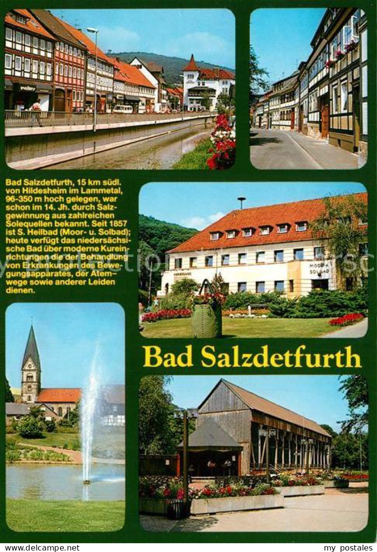 73238518 Bad Salzdetfurth Stadtansicht Kurhaus Salinen Kirche Park Chronik Bad S - Bad Salzdetfurth