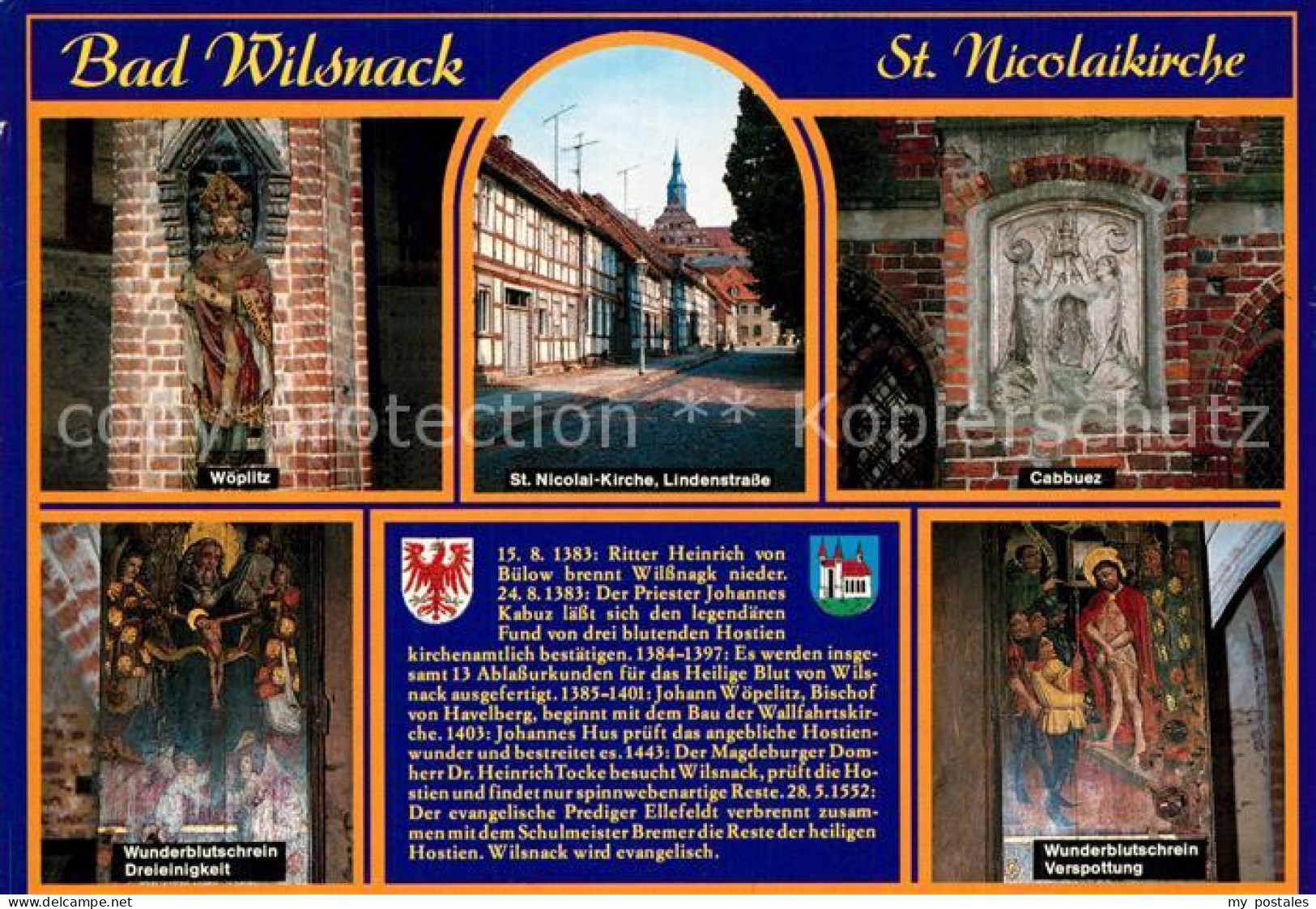 73238487 Bad Wilsnack Sankt Nicolaikirche Woeplitz Cabbuez Wunderblutschreine Ch - Bad Wilsnack