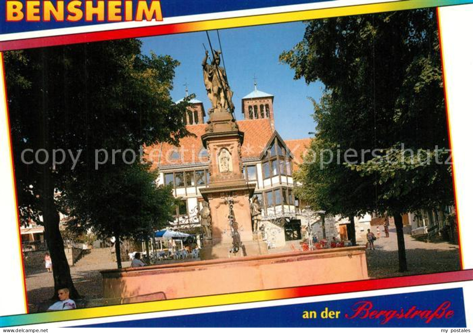 73238390 Bensheim Bergstrasse Marktbrunnen Bensheim Bergstrasse - Bensheim