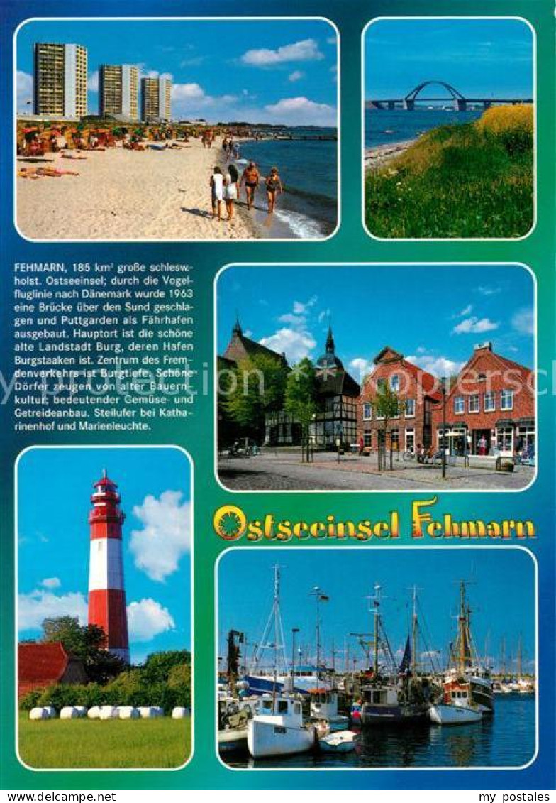 73236941 Fehmarn Leuchtturm Marktplatz Bruecke Strand Chronik Fehmarn - Fehmarn