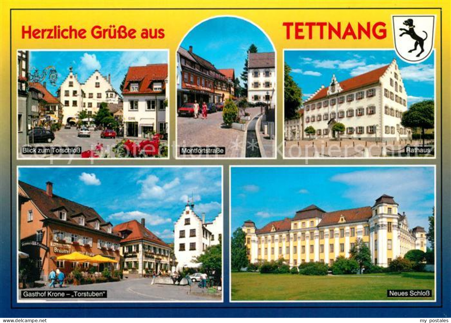 73236762 Tettnang Torschloss Montfortstrasse Rathaus Schloss Gasthof Krone Torst - Tettnang