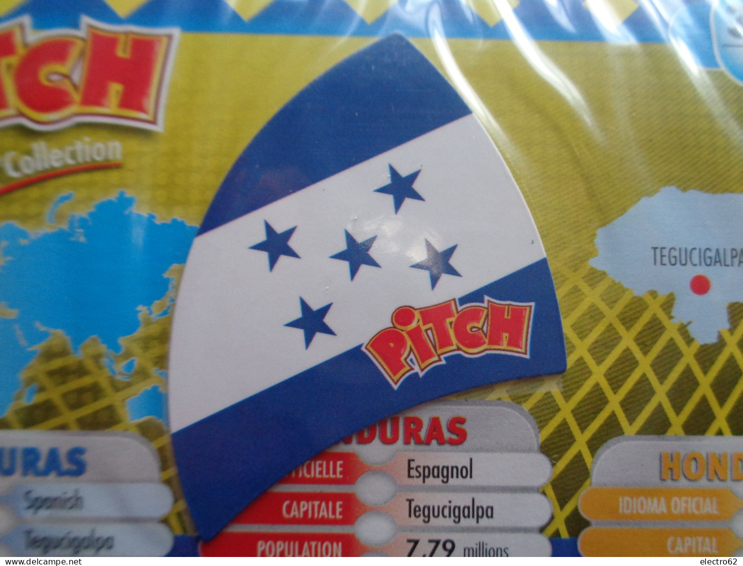 Magnet Pasquier Pitch Drapeau Honduras Tegucigalpa Drapeaux Flag Flags Flagge Flaggen Bandiera Bandiere Bandera Banderas - Turismo