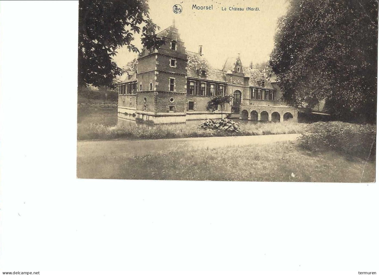Moorsel:  Le Chateau Nord ,naar Etterbeek 1922 - Aalst
