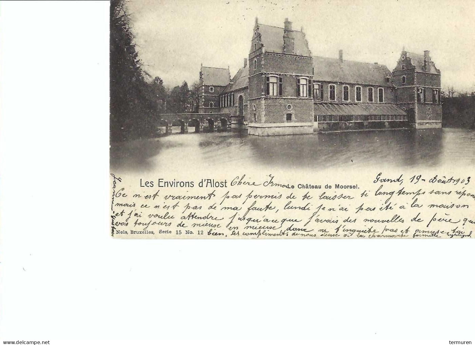 Moorsel:  Le Chateau(Nels Serie 15 N°12) In 1903 Naar Hemiksen - Aalst