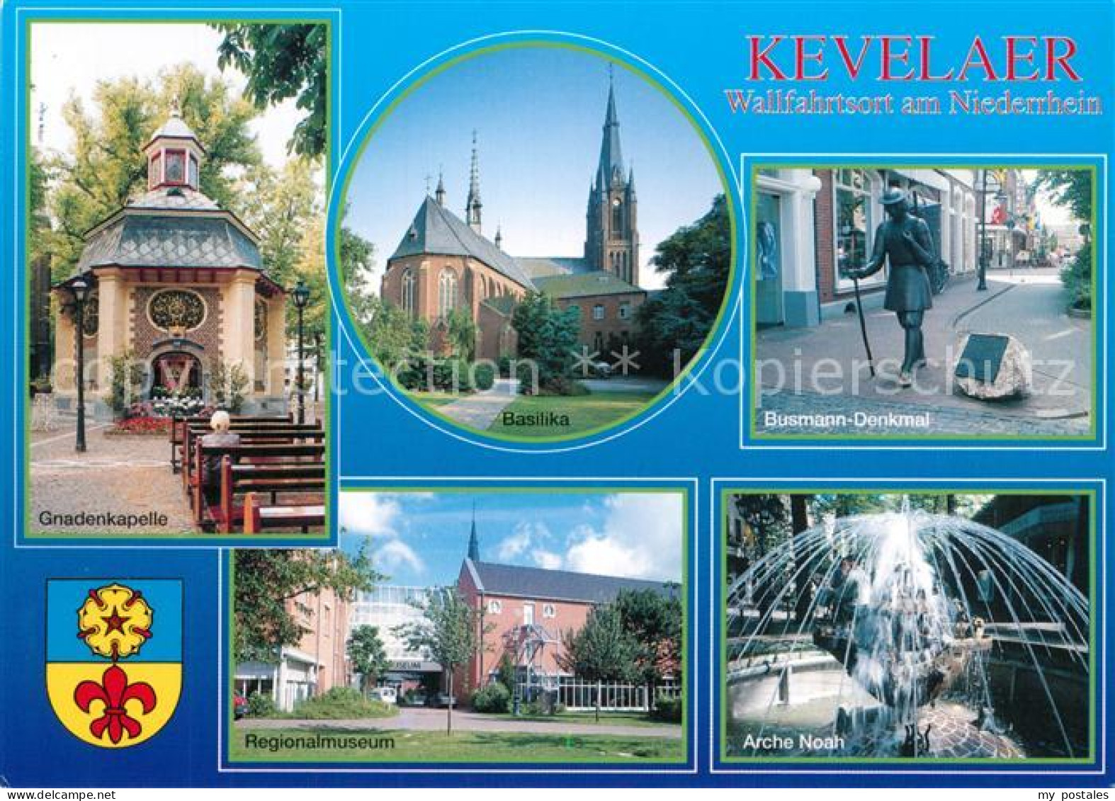 73235118 Kevelaer Gnadenkapelle Basilika Busmann Denkmal Regionalmuseum Arche No - Kevelaer