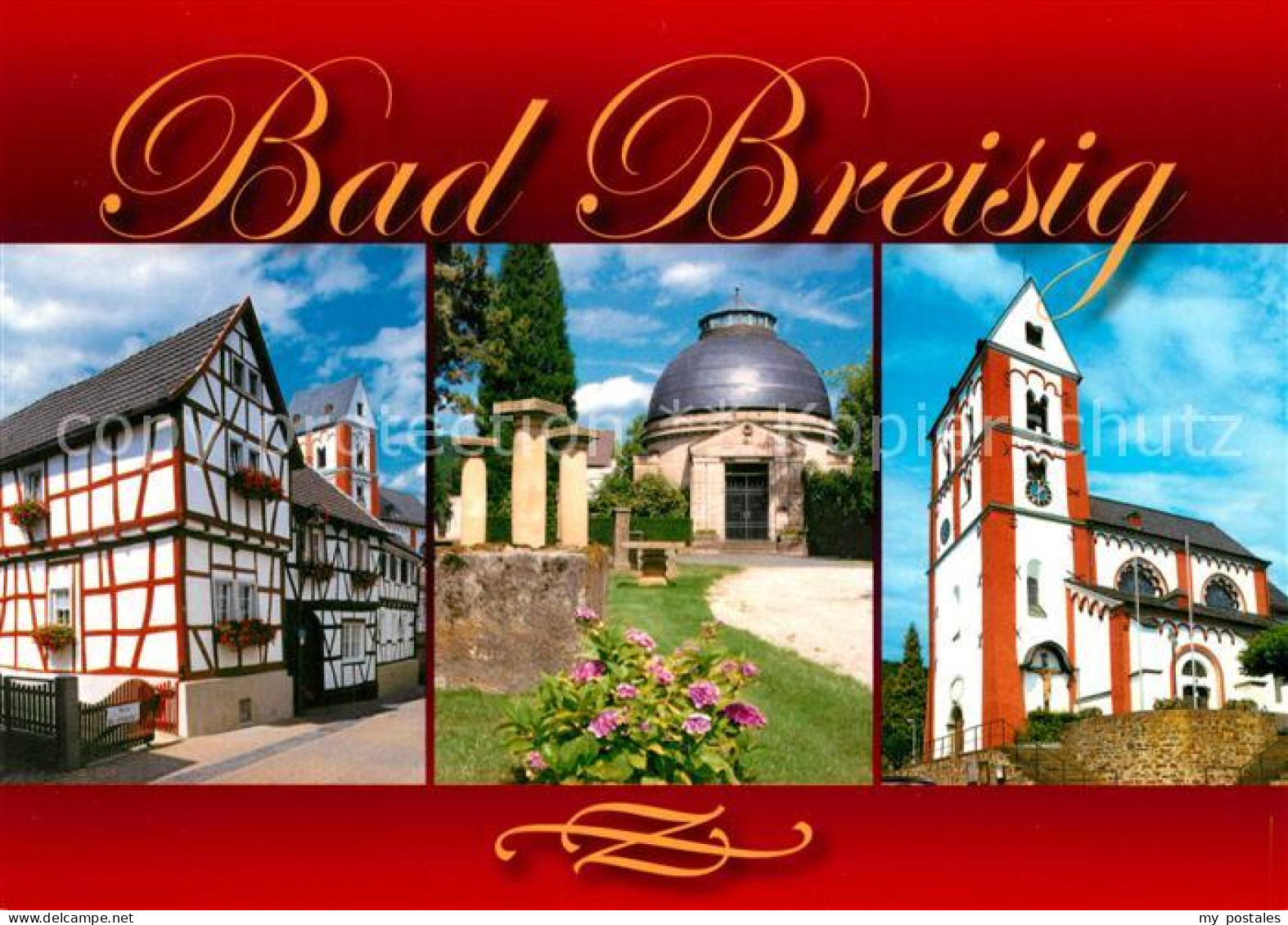 73234275 Bad Breisig Kirche Trinkhalle Fachwerkhaeuser Bad Breisig - Bad Breisig