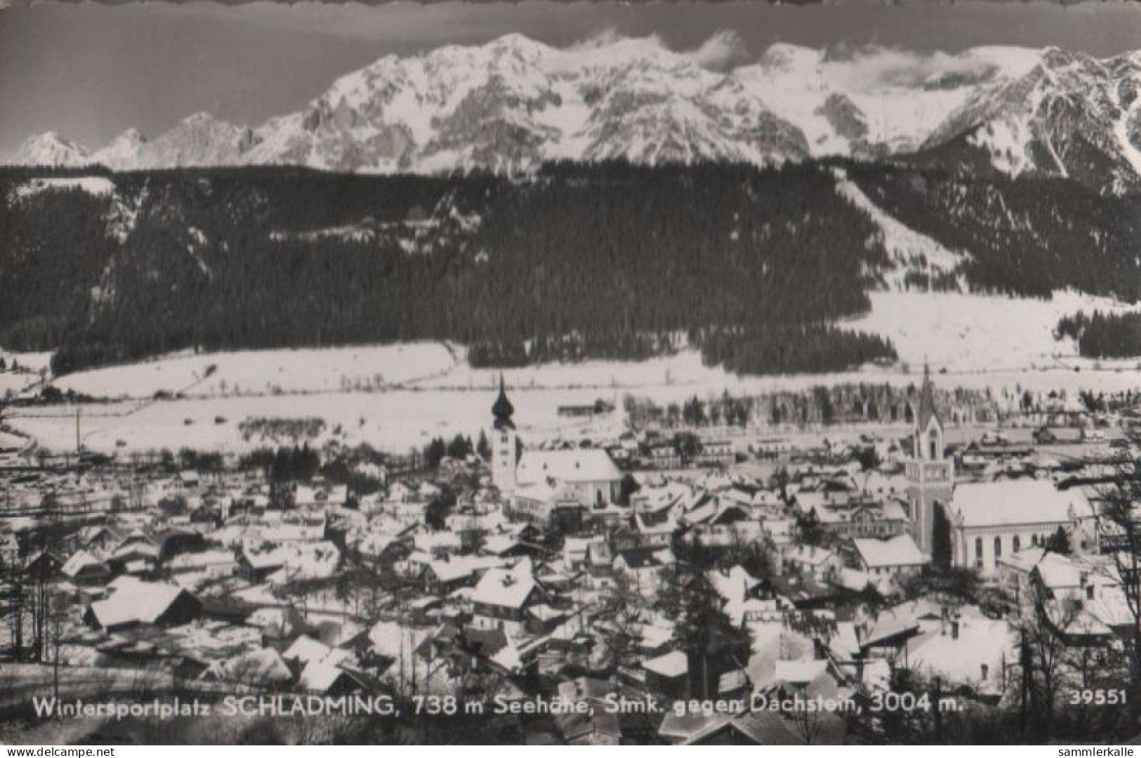 60990 - Österreich - Schladming - Gegen Dachstein - 1956 - Schladming