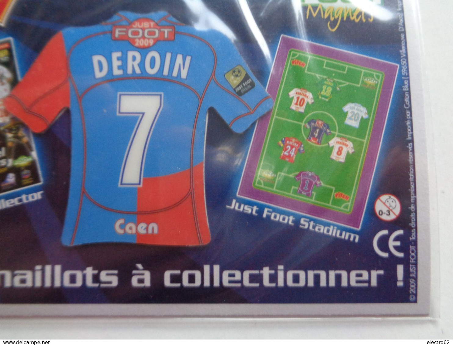 Magnet Football Pasquier Pitch Caen Deroin Foot Soccer Calcio Fùtbol Fußball Voetbal Fotball Futebol - Sport