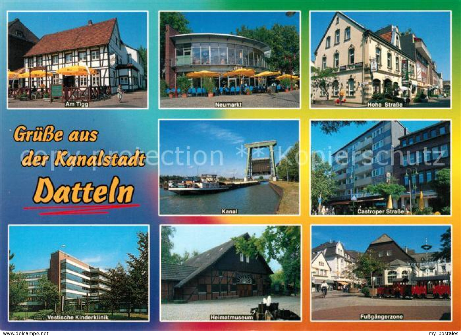 73234067 Datteln Tigg Neumarkt Kanal Kinderklinik Heimatmuseum Hohe Strasse Datt - Datteln