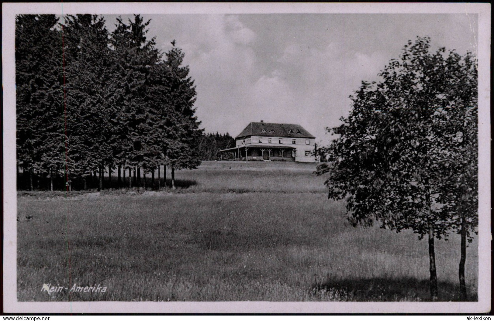 Ansichtskarte Syrau (Vogtland) KLEIN-AMERIKA Waldschänke 1939 - Syrau (Vogtland)