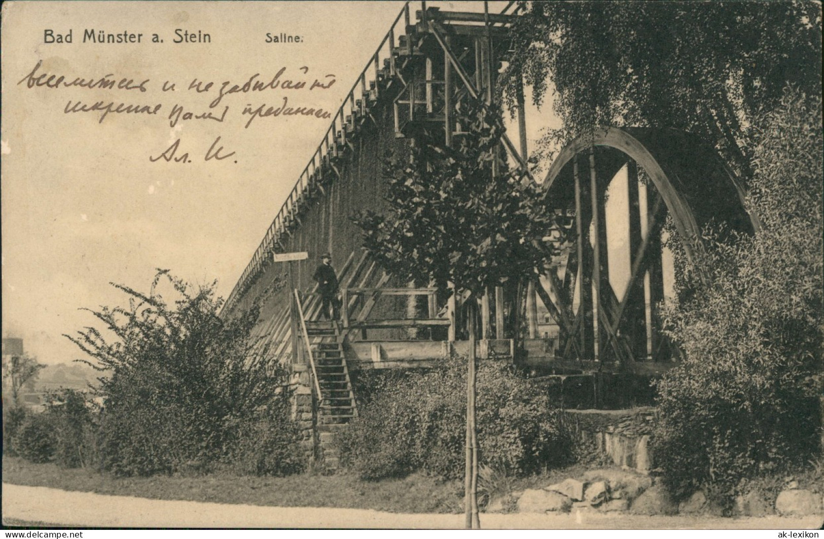 Bad Münster Am Stein-Ebernburg Saline 1913  Gel Prinz Pierre Wolkonsky Russland - Bad Muenster A. Stein - Ebernburg