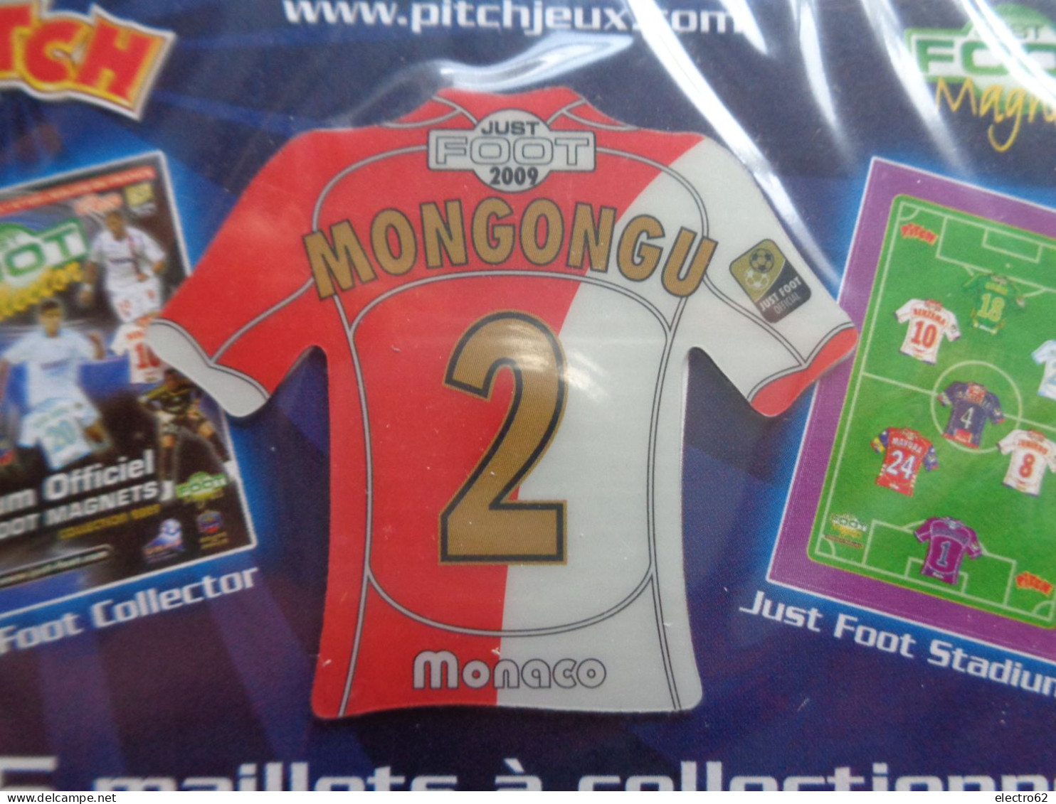 Magnet Football Pasquier Pitch Monaco Mongongu Foot Calcio Soccer Fußball Voetbal Fotball Fútbol Futebol - Deportes