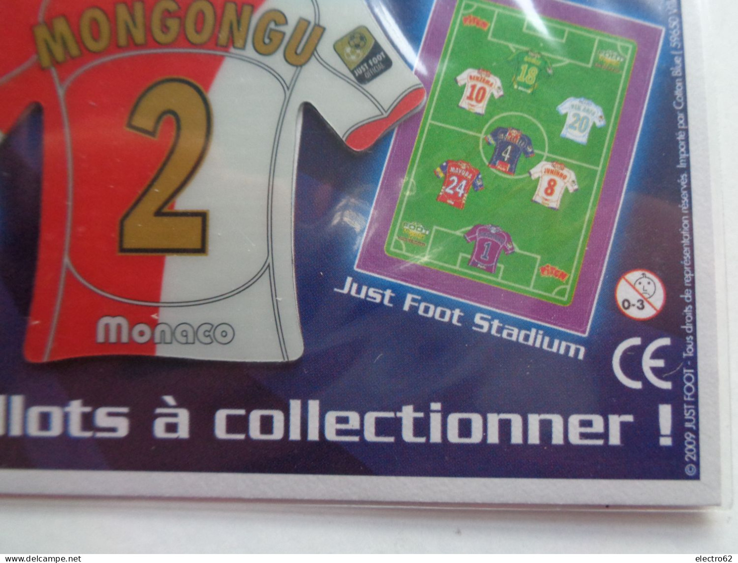 Magnet Football Pasquier Pitch Monaco Mongongu Foot Calcio Soccer Fußball Voetbal Fotball Fútbol Futebol - Sports