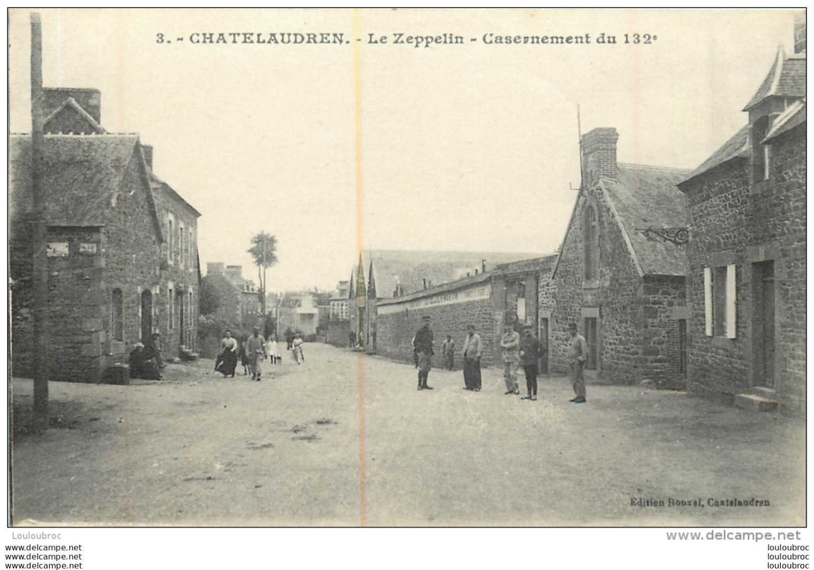 CHATELAUDREN LE ZEPPELIN CASERNEMENT DU 132e - Châtelaudren