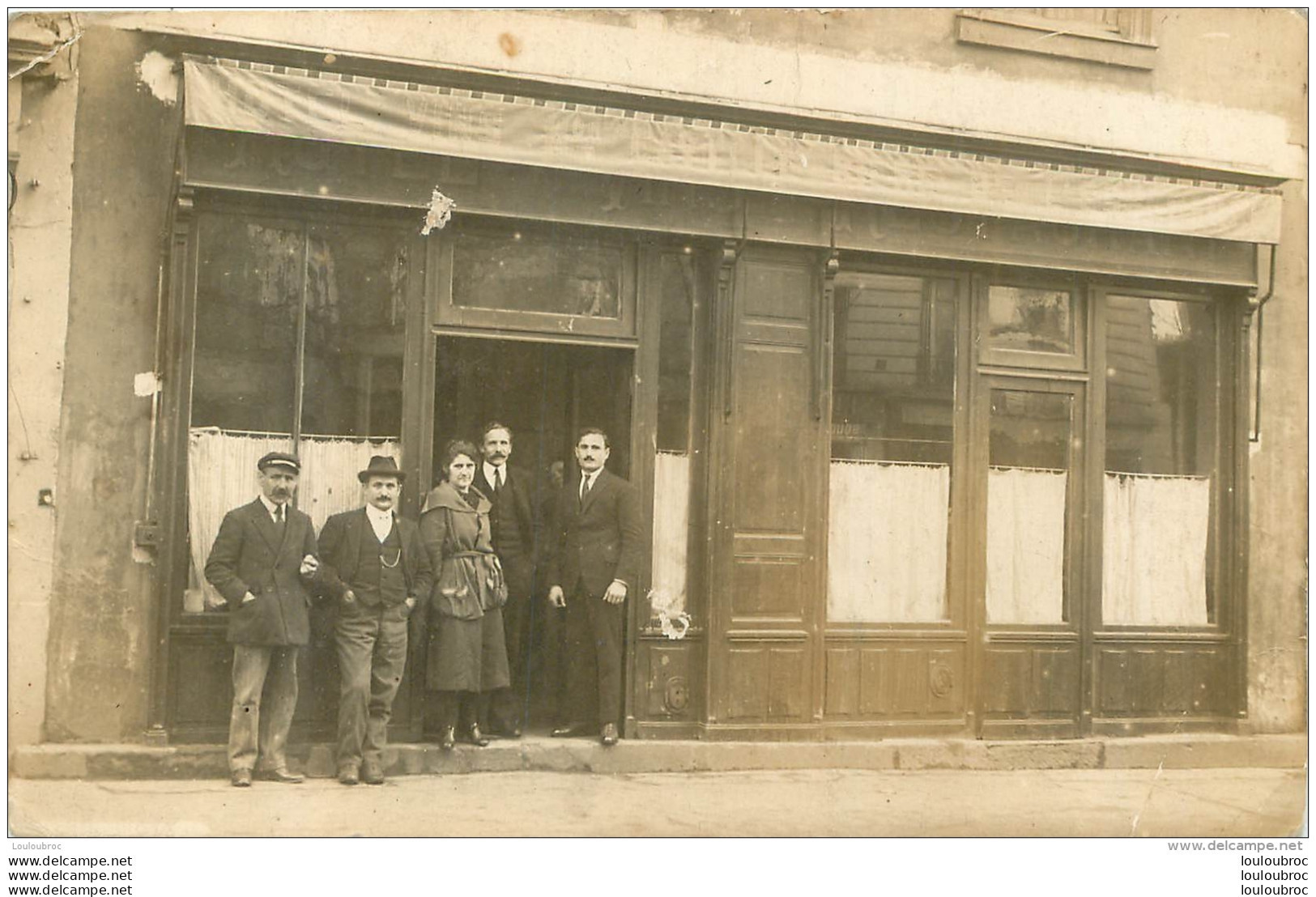 CARTE PHOTO  CAFE MAISON ... LIEU NON IDENTIFIE - Cafes