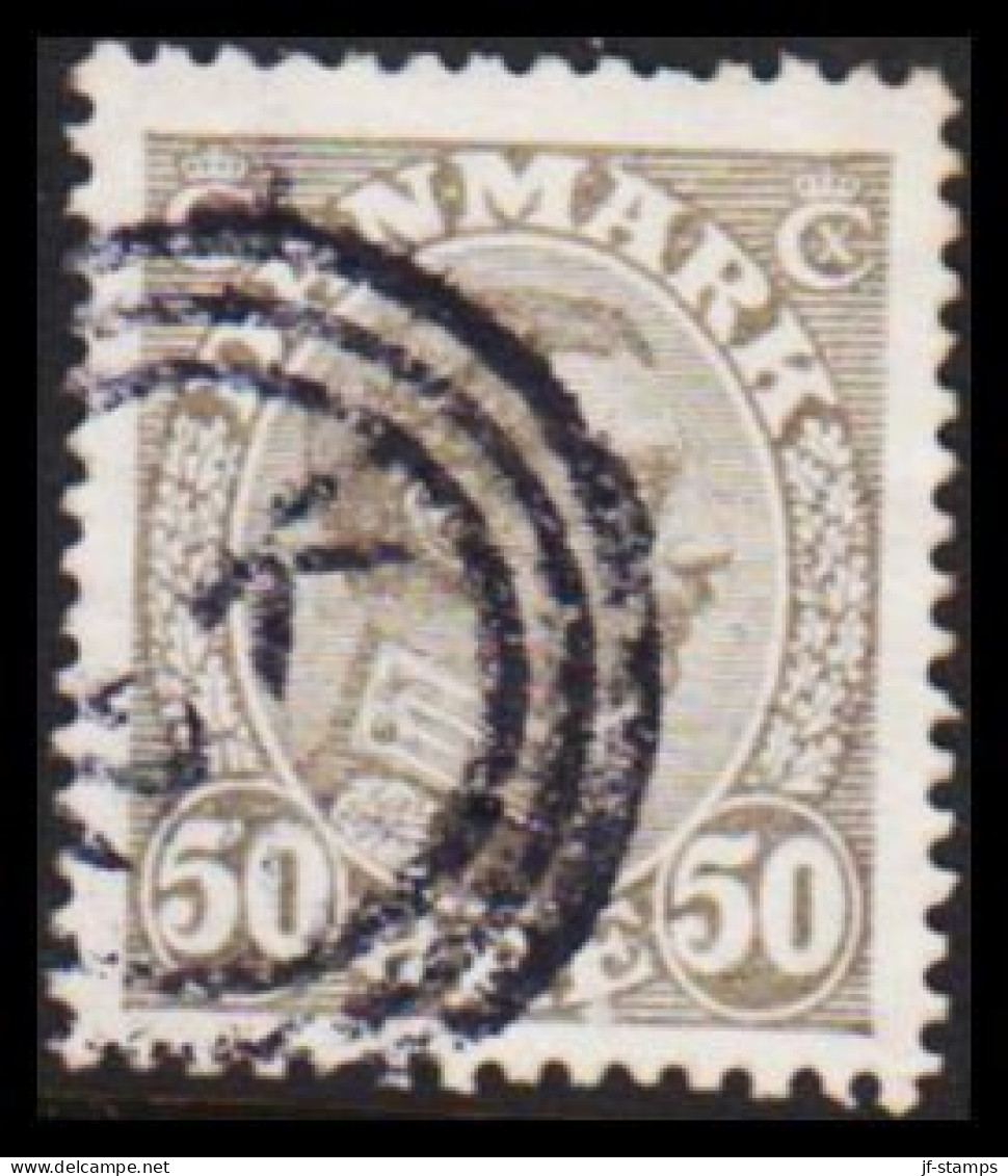 1924. DANMARK. Christian X. 50 ØRE With Fine Cancel K 2.  (Michel 126) - JF542989 - Used Stamps