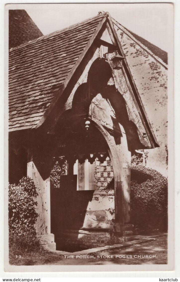 The Porch, Stoke Poges Church - (England, U.K.) - 1948 - Buckinghamshire