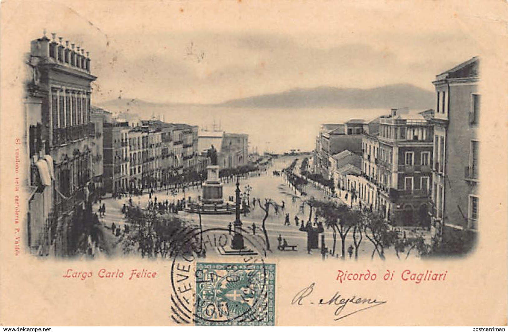 Italia - CAGLIARI - Largo Carlo Felice - Cagliari
