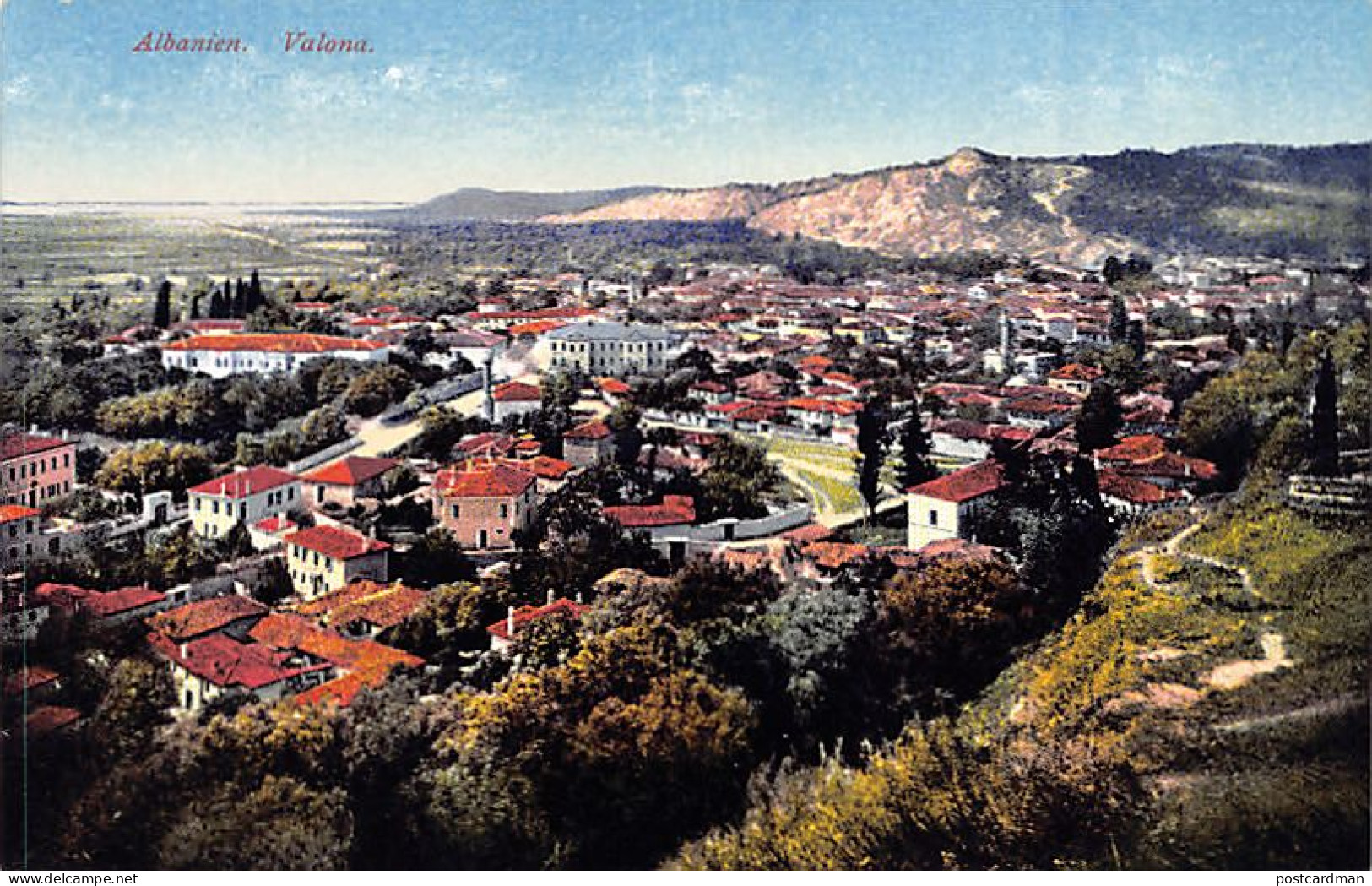 Albania - VLORË Vlora - Bird's Eye View - Publ. Pürger & Co. 13358 - Albanie