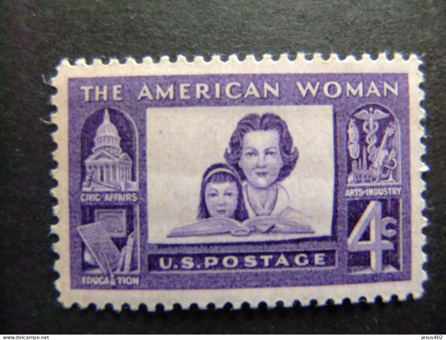 ESTADOS UNIDOS / ETATS-UNIS D'AMERIQUE 1960 / LA MUJER AMERICANA YVERT 686 ** MNH - Nuovi