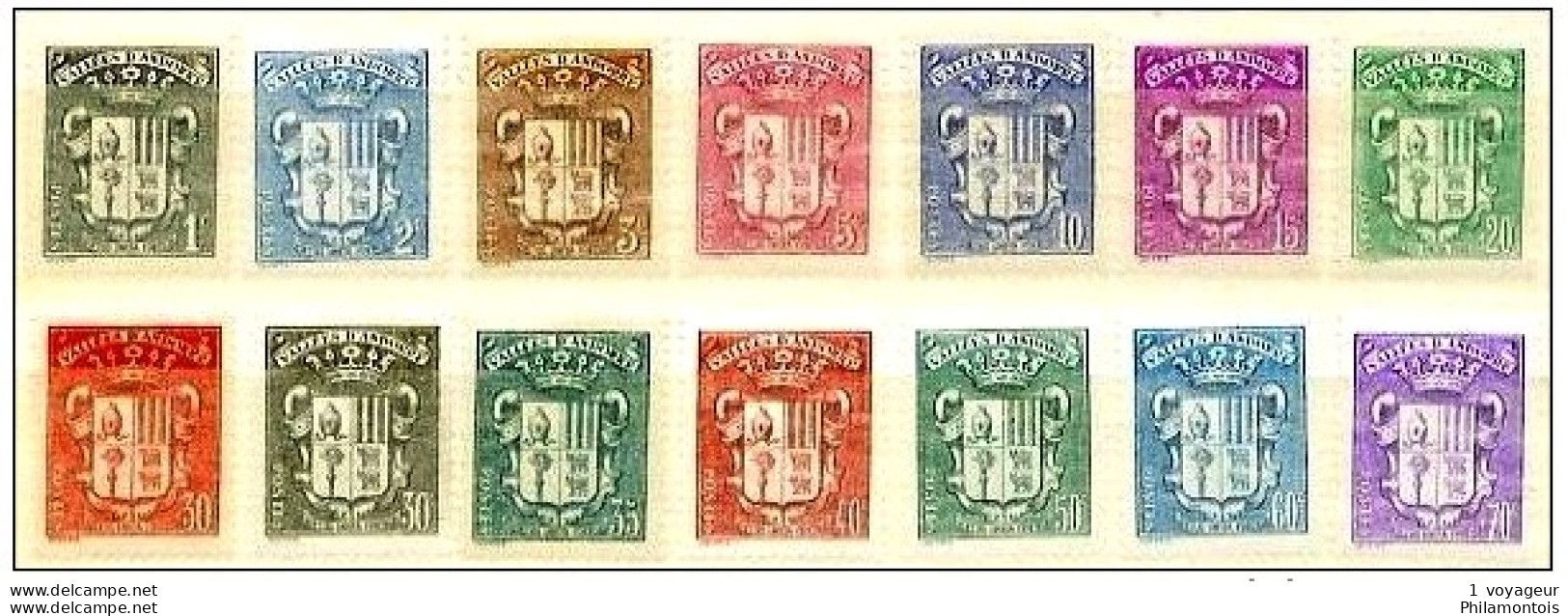 47 / 60 - Armoiries - 14 Valeurs - Neufs N* - Très Beaux. - Unused Stamps