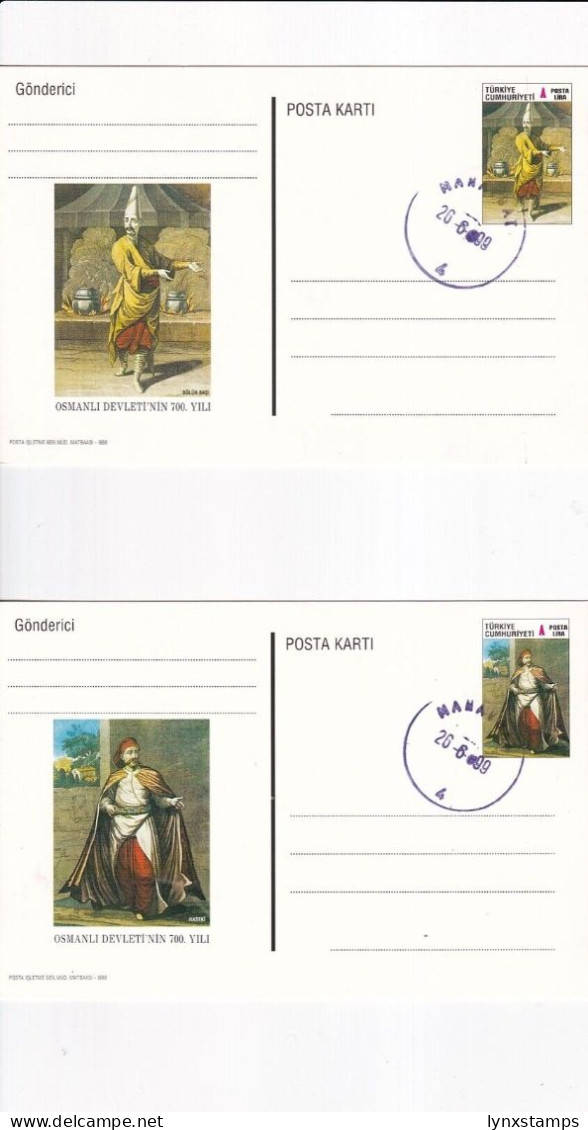G009 Turkey 1999 Three Postal Stationery Cards - Entiers Postaux