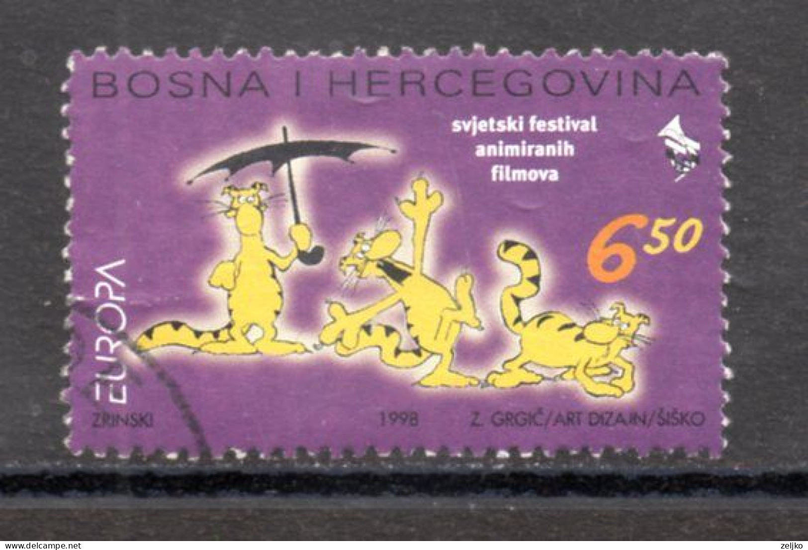 Bosnia And Herzegovina, Croatian Post Mostar 1998, Used, Michel 42, Europa - Bosnien-Herzegowina