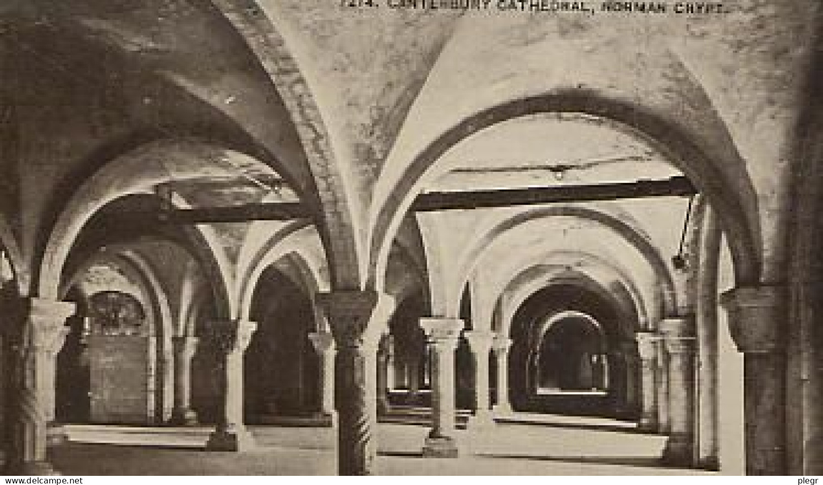 0-GBR01 01 43 - CANTERBURY - CATHEDRAL - NORMAN CRYPT - Canterbury